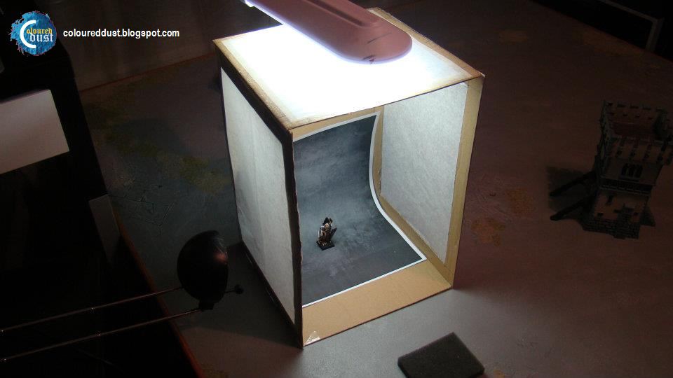 How to make a simple photobox? Coloured Dust