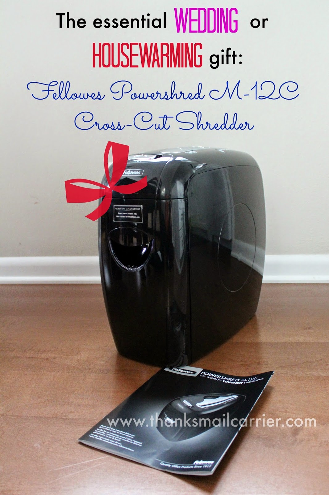 Thanks, Mail Carrier | The Perfect Springtime Gift: Fellowes