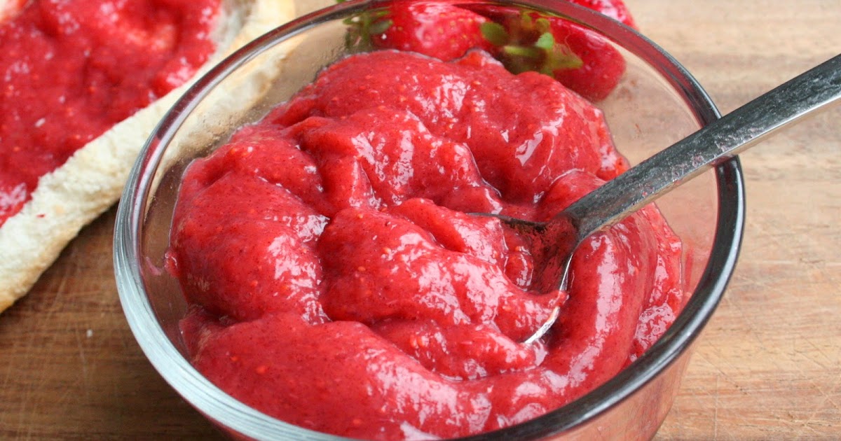 The Healthy Happy Wife Strawberry Jam (Pectin Free, Refined Sugar Free