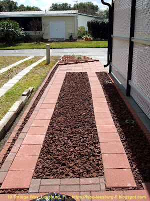 Creating a Stylish Golf Cart Path in Side Yard Creating a Stylish Golf Cart Path in Side Yard