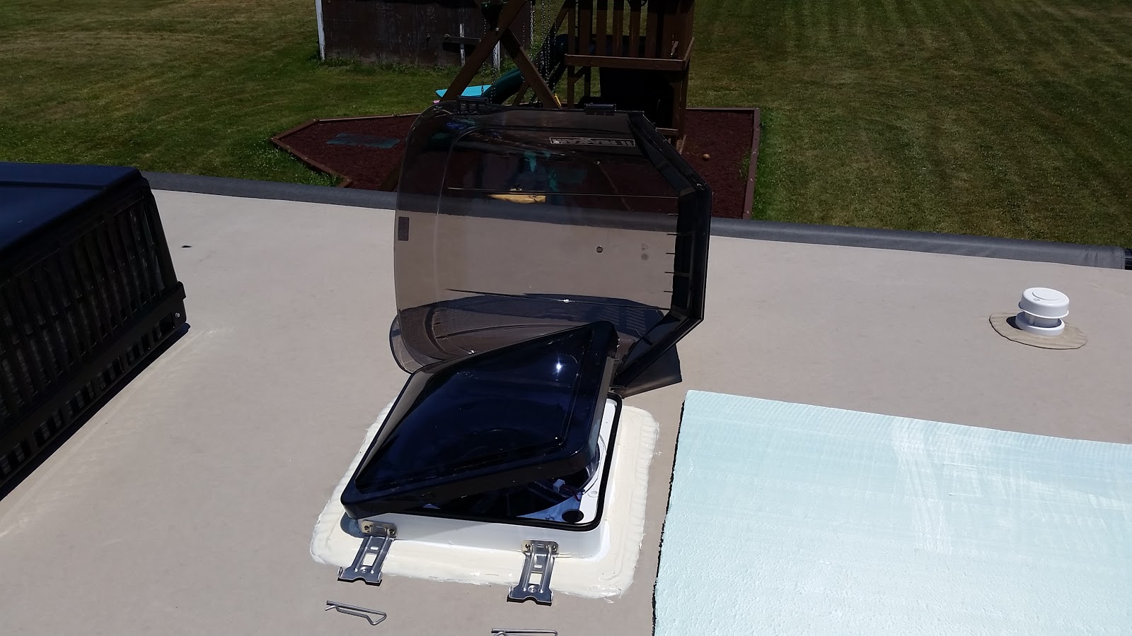 The Schaffer's RV Trip Log MaxxAir II Vent Cover added