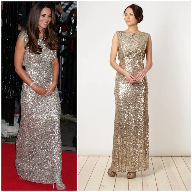 Catherine , Duchess of Cambridge in Jenny Packham