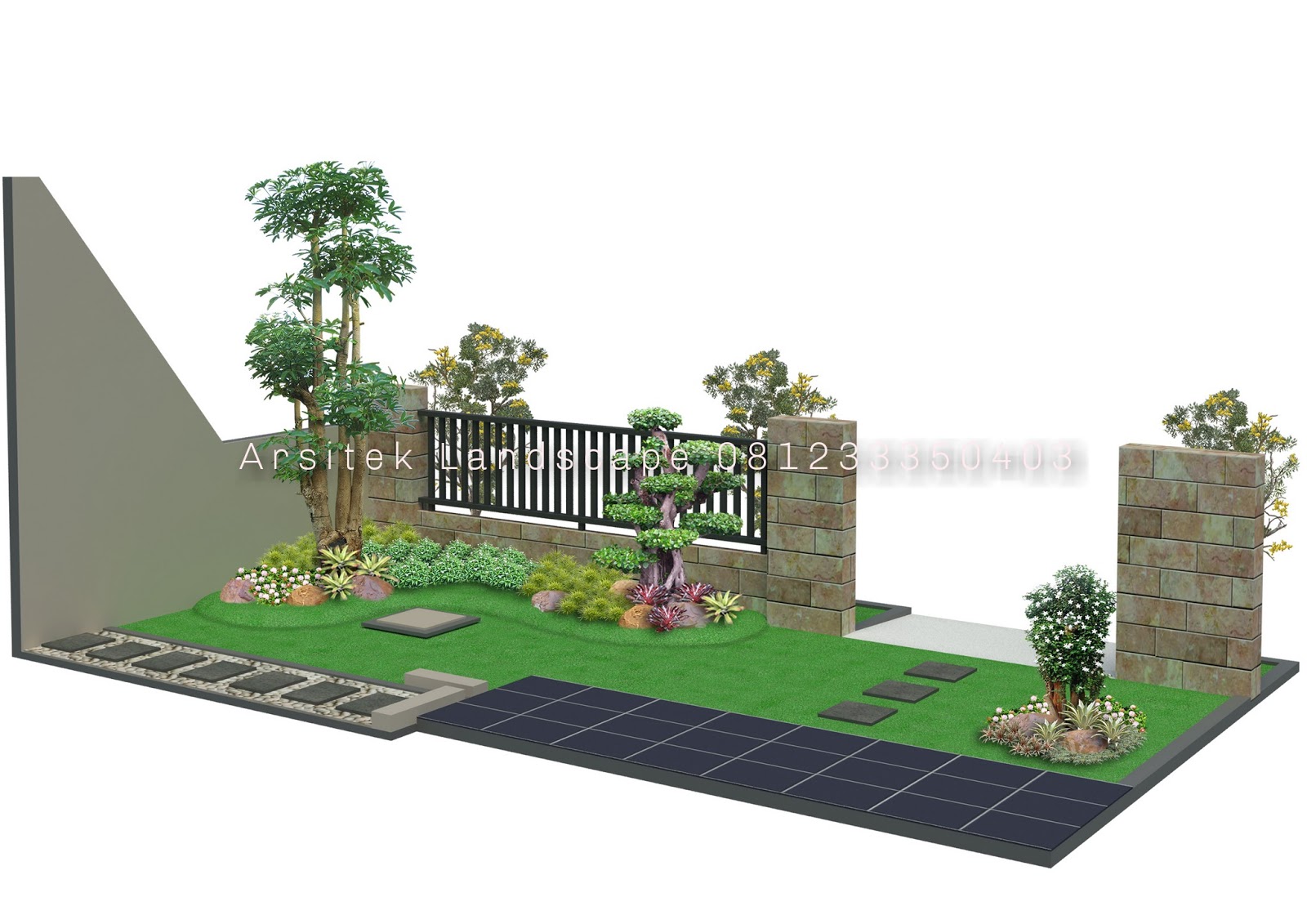Sketsa Desain Taman Minimalis - Homecare24