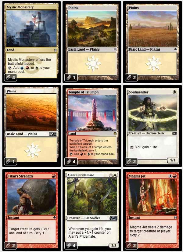 Magic the Gathering Adventures [Standard] Jeskai Ascendancy in its colors