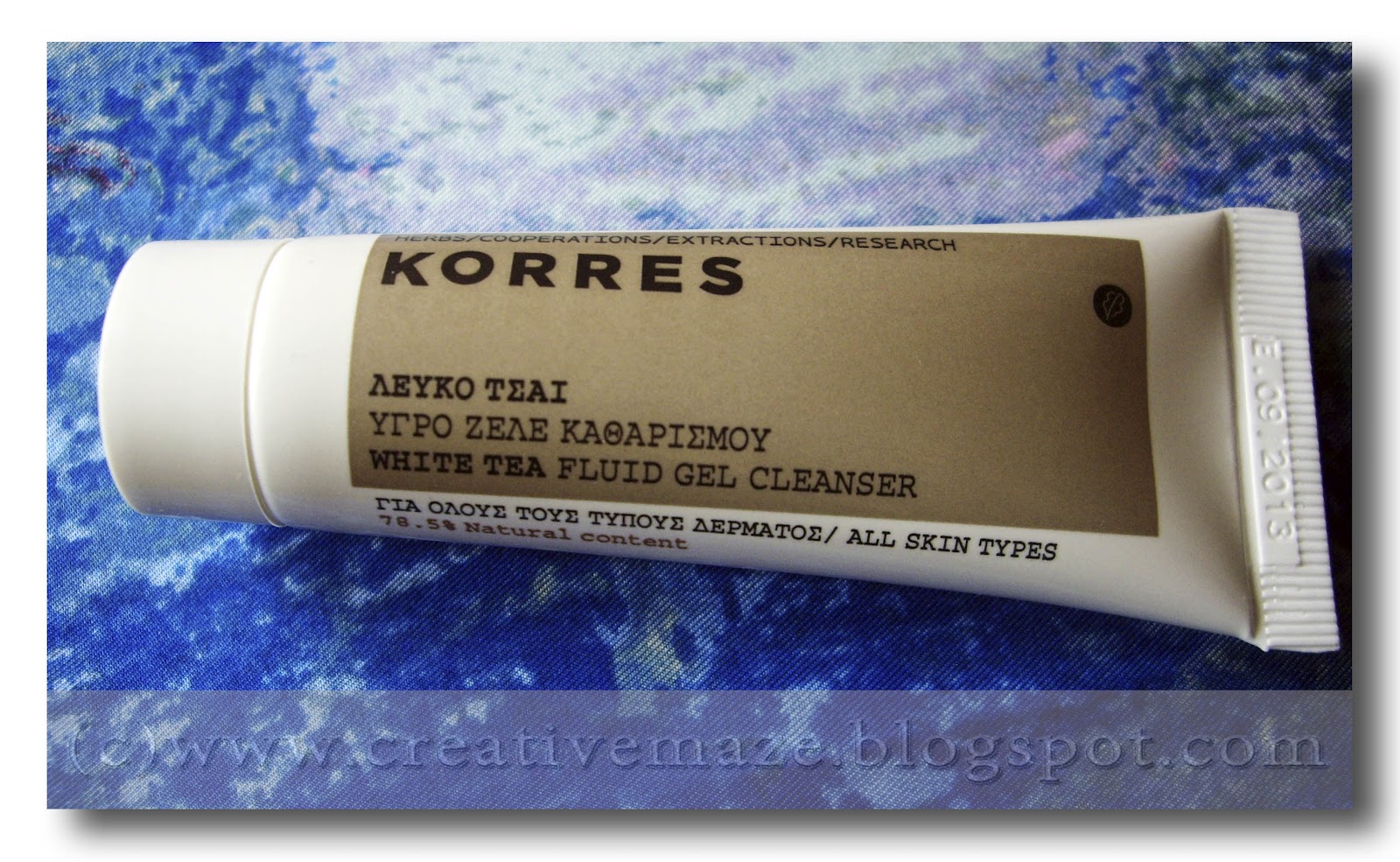 Beauty Maze: Отзыв. Korres очищающий гель для умывания с белым чаем