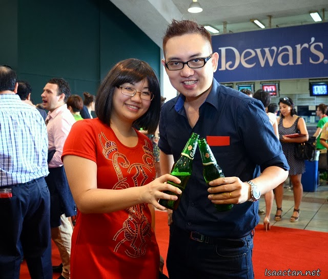With one of the good people from Carlsberg Malaysia, here's to a great year ahead! 