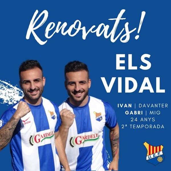 Oficial: El UE Figueres renueva a Gabri e Iván Vidal