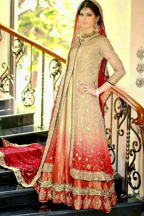 Latest Beautiful Bridal  Frocks  Designs usually dressed in 
