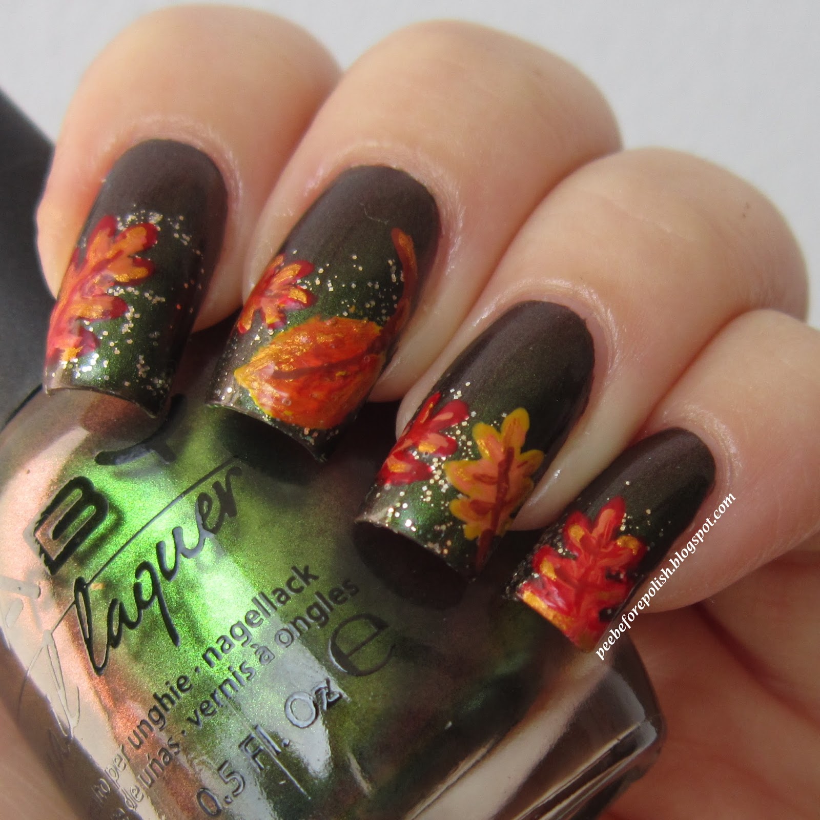Pee Before Polish: Hello Fall! nail art