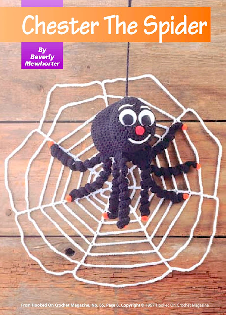 Chester The Halloween Spider: Free Crochet Pattern!