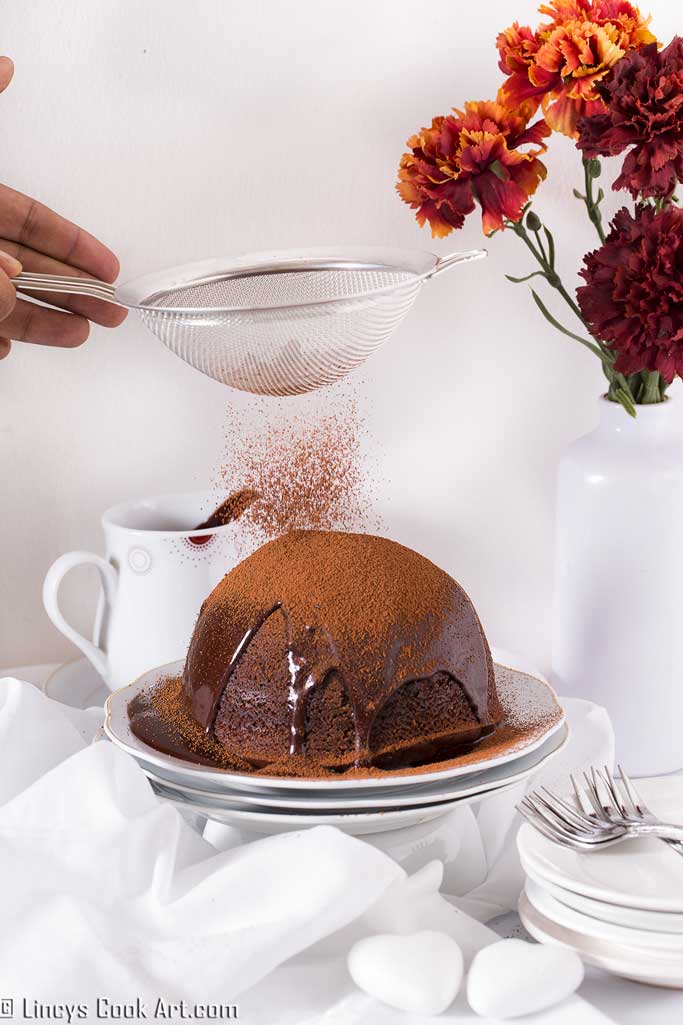 Steamed Chocolate Pudding ~ Lincy's Cook Art