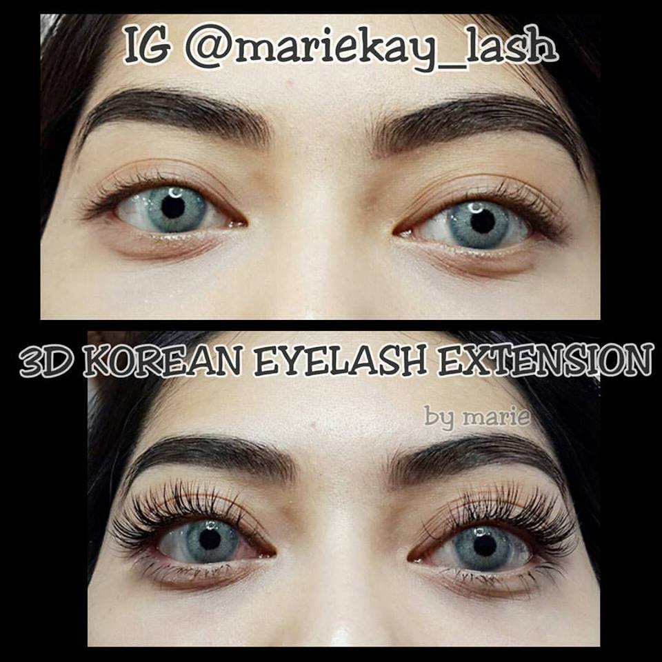 3D KOREAN EYELASH EXTENSION Menerima Kursus Sulam Alis , Bibir, Eyeliner and Kursus Eyelash