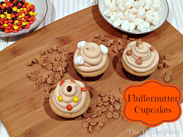 Fluffernutter Cupcakes