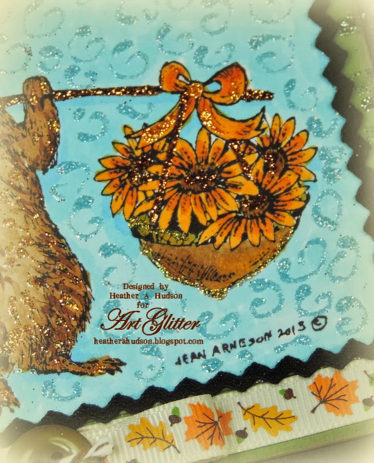 Heather A Hudson Northwoods Stamps and Art Glitter