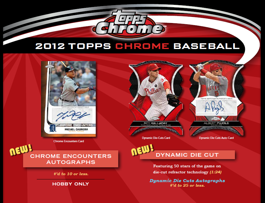 South Bay Baseball Cards 2012 Topps Chrome Baseball Hobby Box