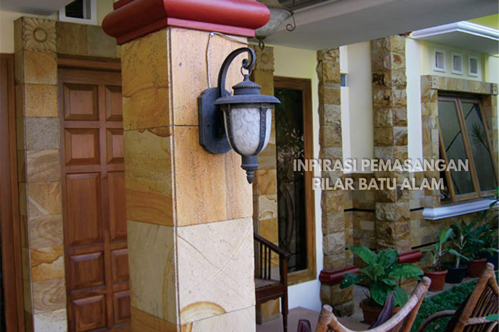 Download Model Tiang Rumah Pake Batu Alam Gif