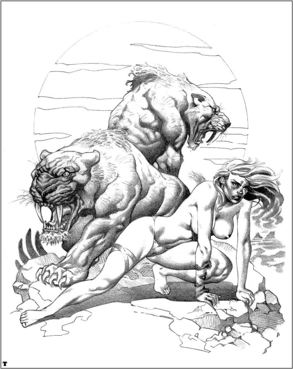 sabertooth tiger coloring pages - photo #45