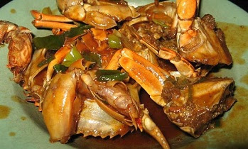 Bahan dan bumbu Kepiting Saus Padang, Cara membuat Resep Kepiting Saus Padang
