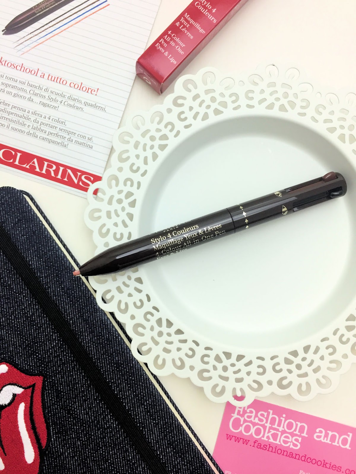 Clarins Stylo Yeux 4 Couleurs: penna makeup a 4 colori su Fashion and Cookies beauty blog, beauty blogger