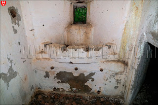 Амбразура и пулеметное гнездо в польском ДОТ-е