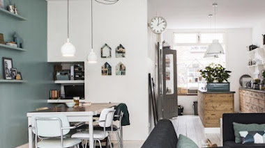 Estilo industrial en una casa con niños