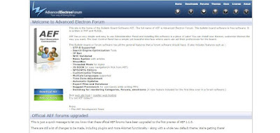 Advanced Electron Forum - Free PHP Bulletin Board