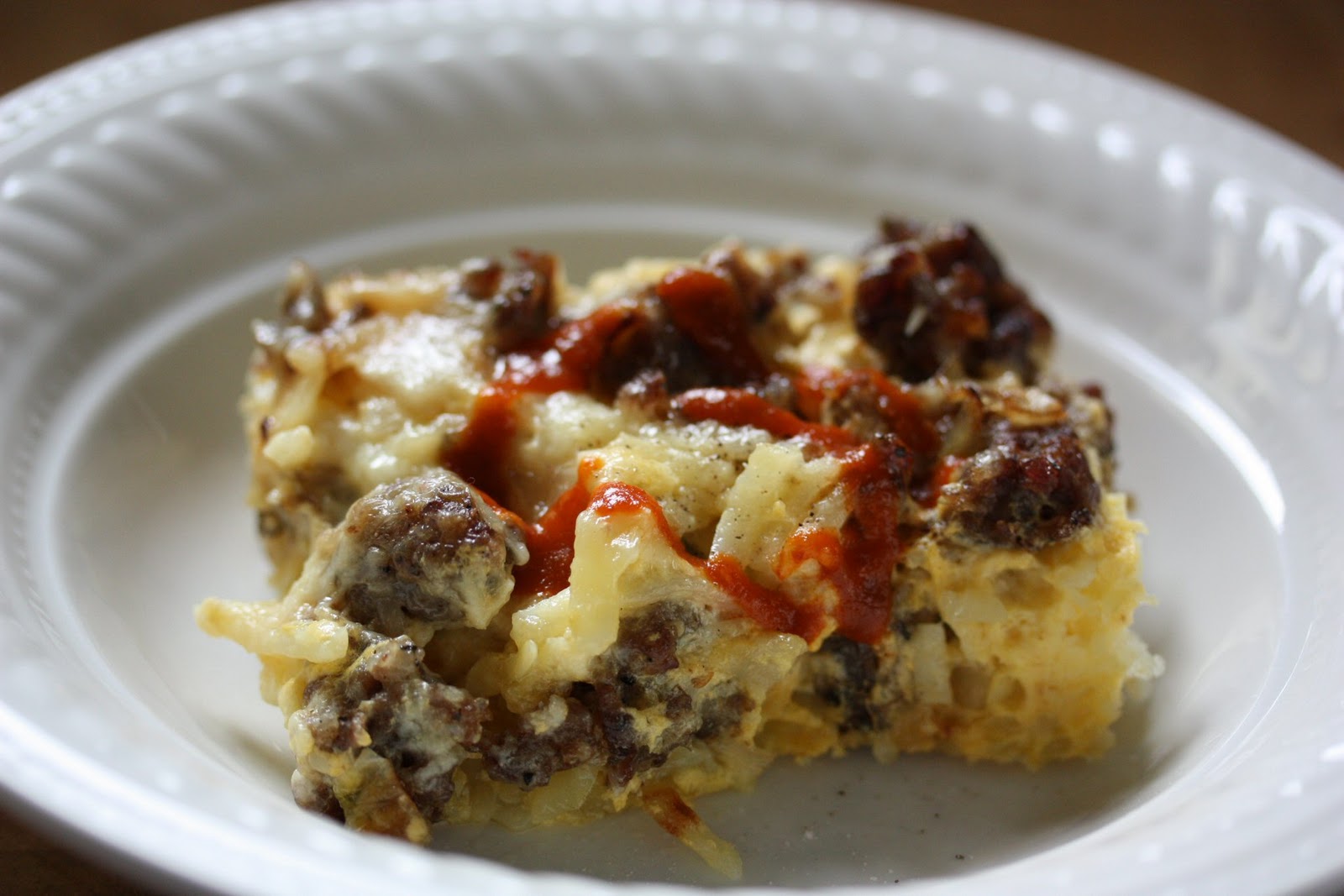 Sausage and Potato Breakfast Casserole
