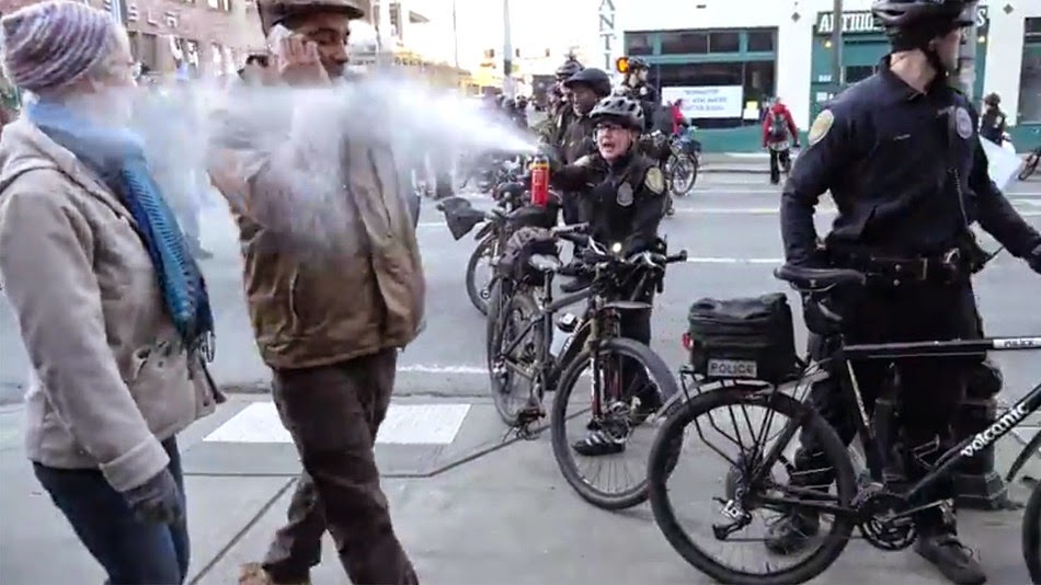 Matt Of All Trades Pepper Spraying Seattle Cop Might Be Worst Yet