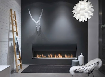 Baños modernos con Chimeneas | Ideas para decorar, diseñar y mejorar tu