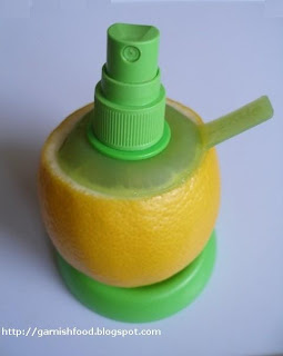 citrus sprayer for apple carving