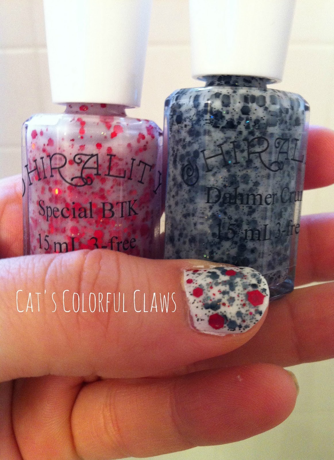 Cat's Colorful Claws: Chirality - Dahmer Crunch and Special BTK Swatches