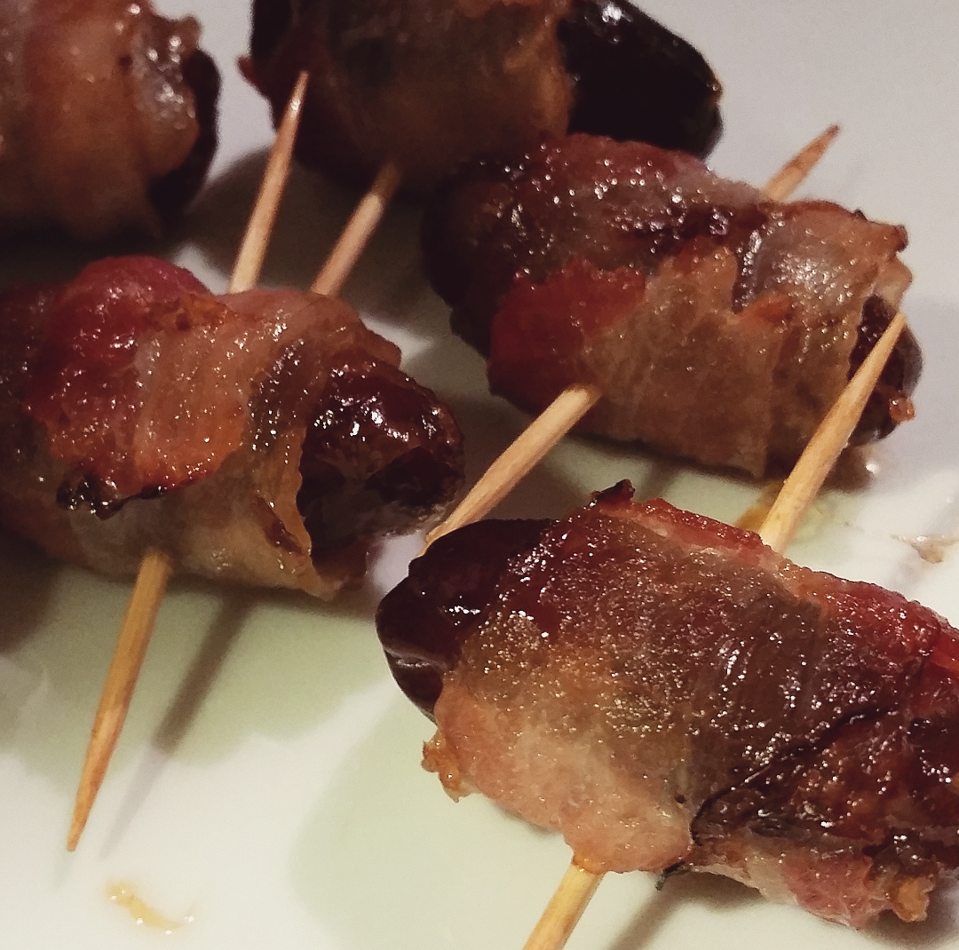 Foodporn-Rezept | Datteln im Speckmantel