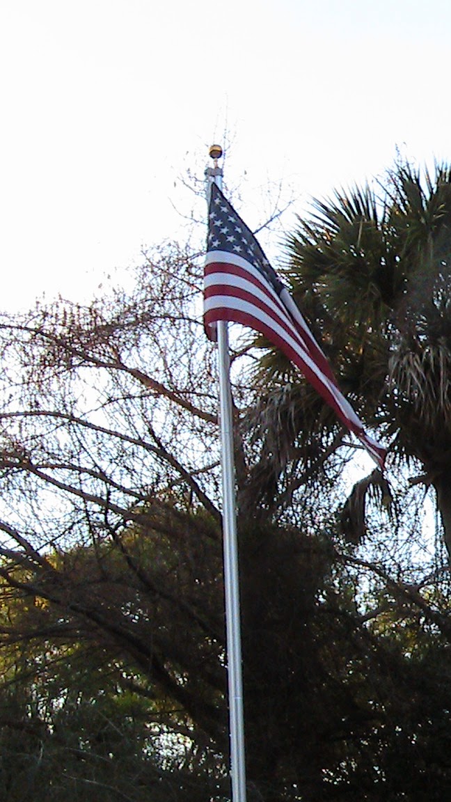 My Back Forty Garden and Park How to Prepare the Ground for a Flag Pole
