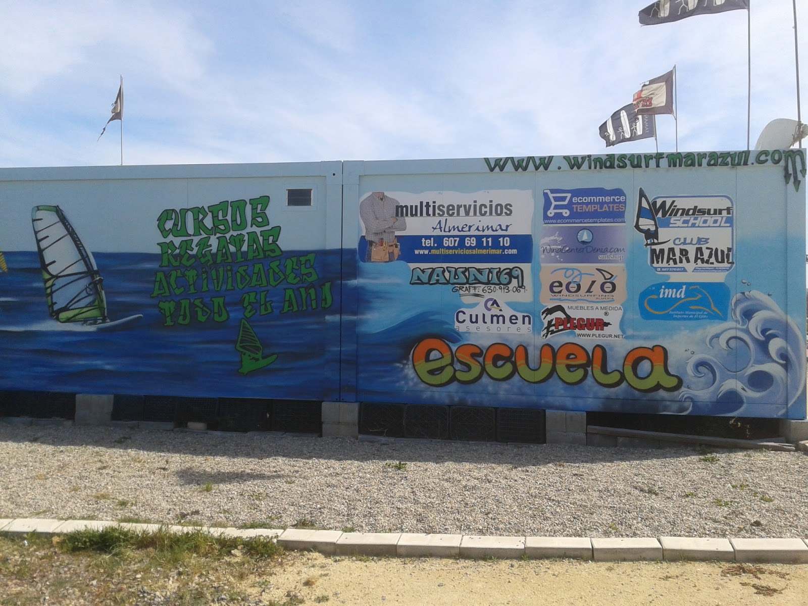 club windsurf & kite Mar Azul Nuestro club ha cambiado un "poco"