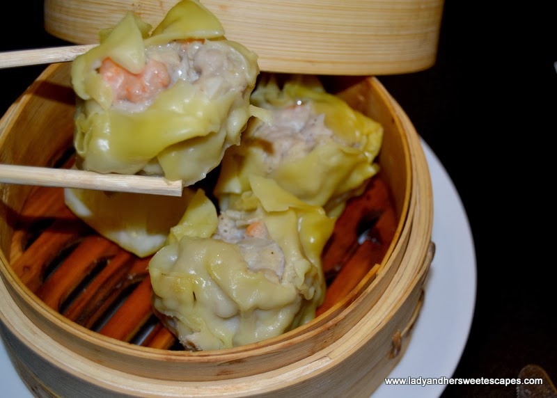 chicken siomai at Soy and Pepper Reef Mall 