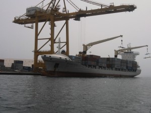 navire porte conteneur port de dakar