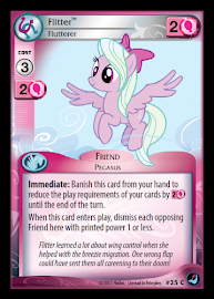 My Little Pony Flitter, Flutterer High Magic CCG Card