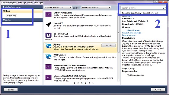 Nuget Package Manager Manager Nuget Package
