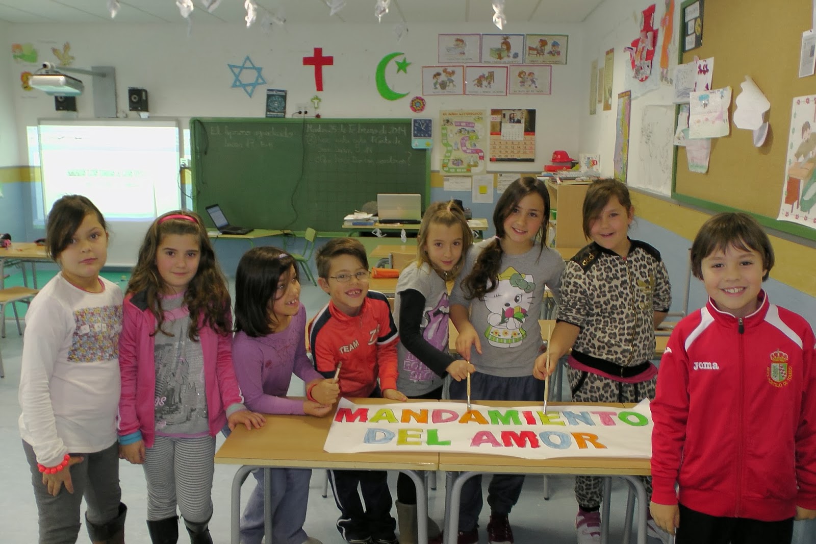 RELIGIÓN: Aprendemos el Mandamiento del Amor -3ºPrimaria