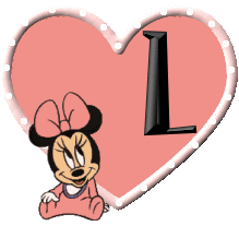 Alfabeto de Minnie bebé L.