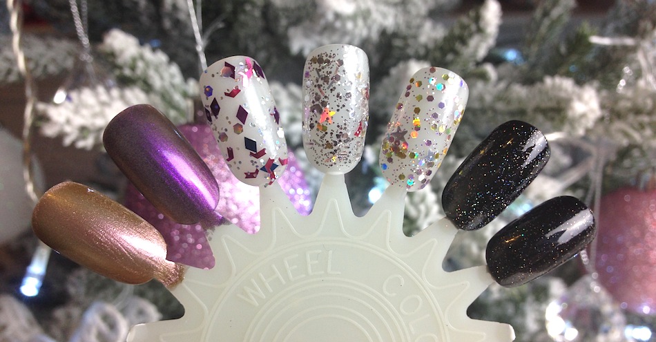 an image of top festive nail polishes 2014