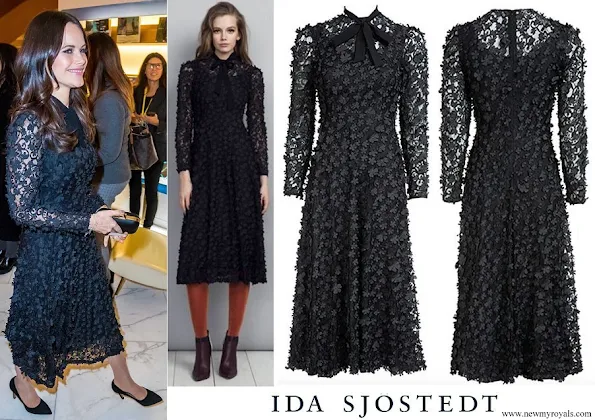 Princess Sofia wore Ida Sjöstedt Camille Dress 3D Lace