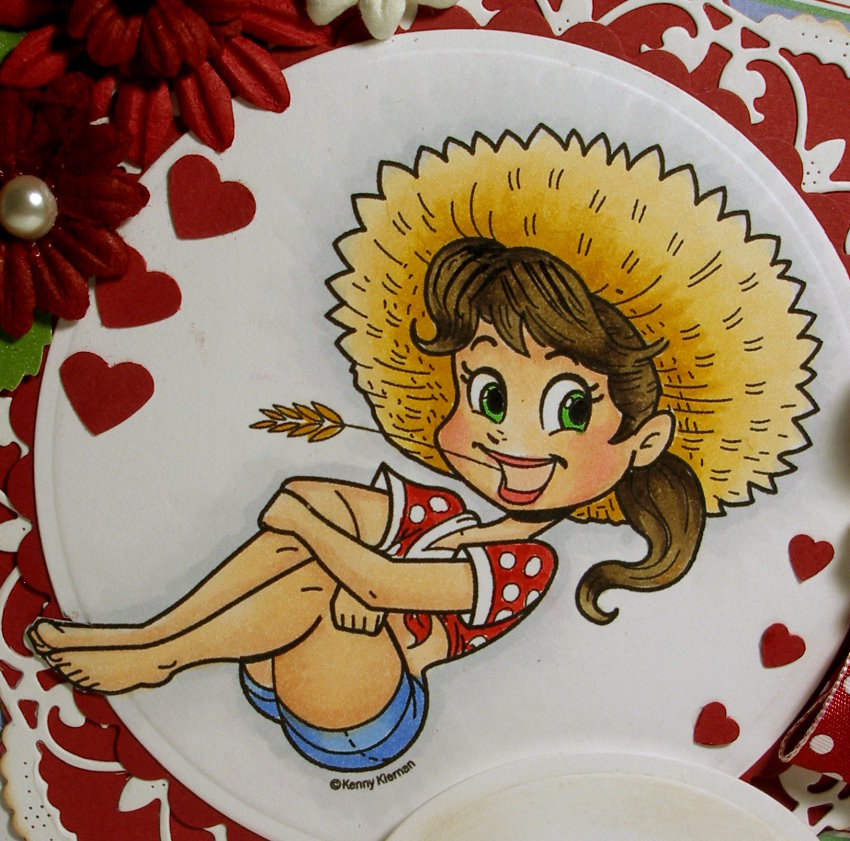 Diane's Country Cards & Crafts: Country Girl Valentine