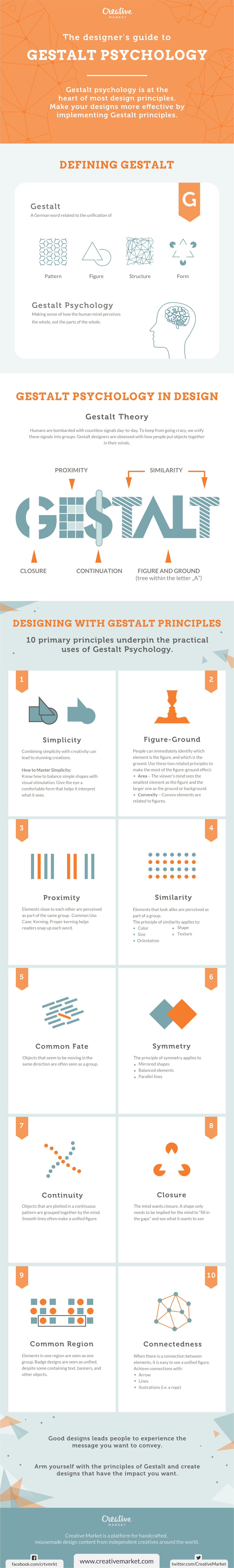 Master Web and Graphic design: The Designer's Guide to Gestalt Psychology - infographic