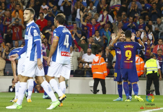 LA Liga: Barcelona 5-0 Espanyol, Messi Hattrick!!! LA Liga: Barcelona 5-0 Espanyol, Messi Hattrick!!!