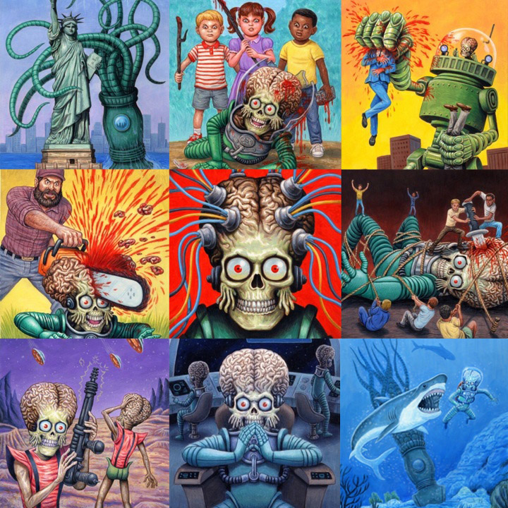 Designs FOR SALE! Original MARS ATTACKS Final Art!