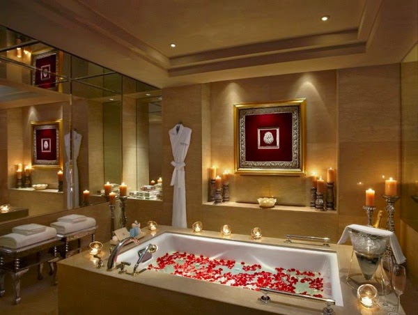 An Elegant and Romantic Bathroom
