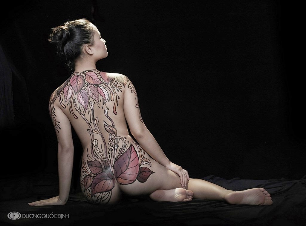 diseños-de-pintura-corporal-con-flores fotografia-artistica-con-mujeres-pintura-corporal