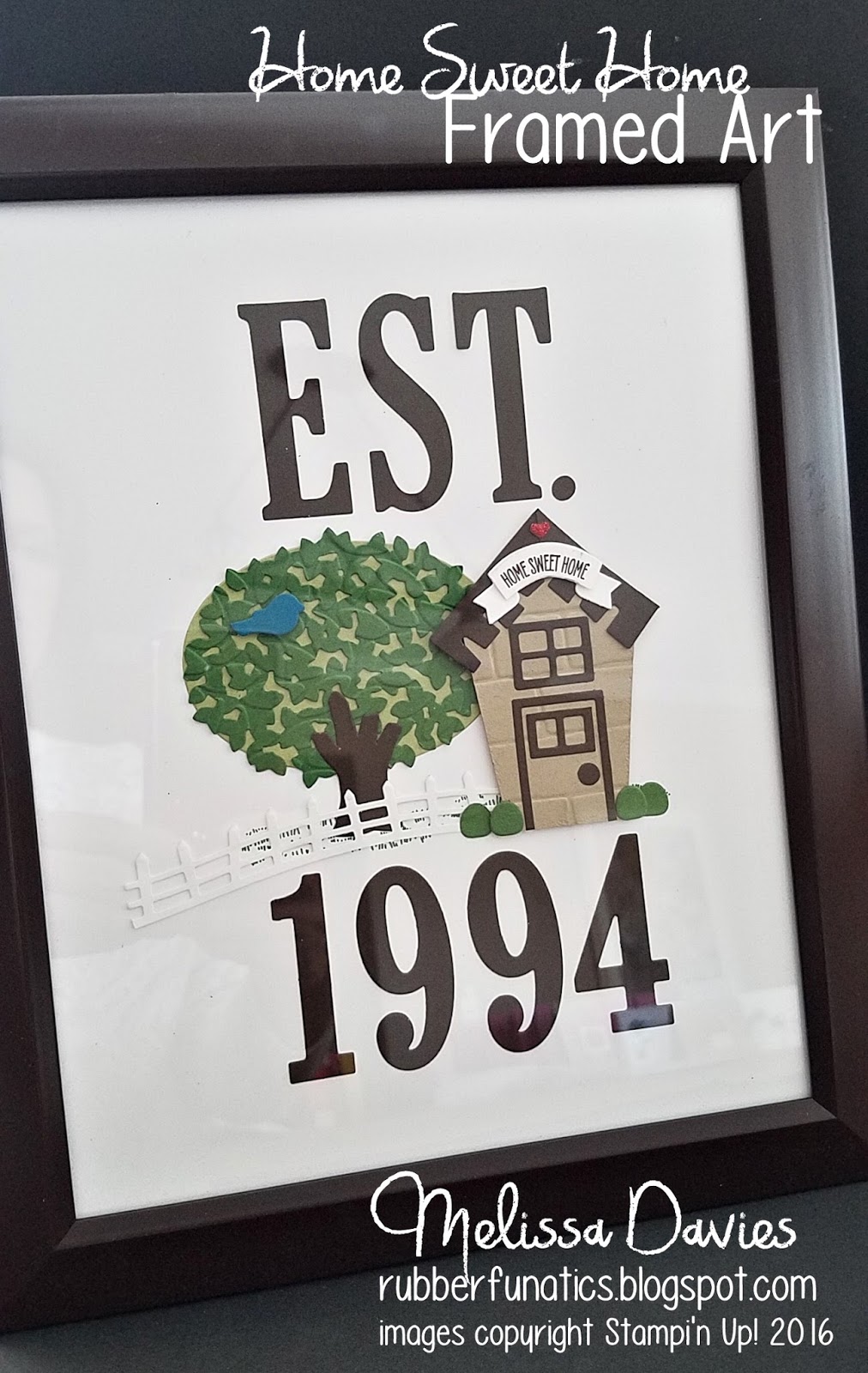 RubberFUNatics Home Sweet Home Framed Art