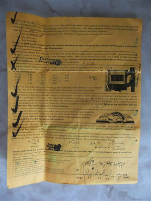 great urban race clue sheet, chicago great urban race clue sheet, chicago